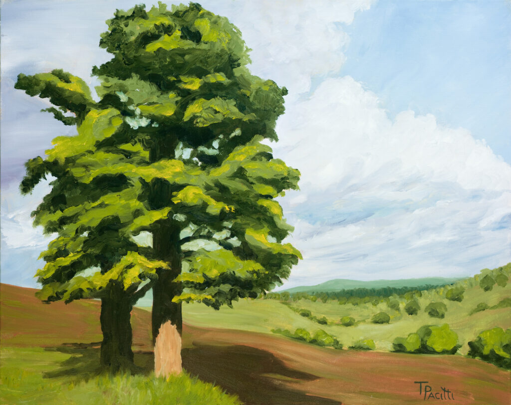 Scottish landscapes - an image of the painting entitled Bathgate Tree