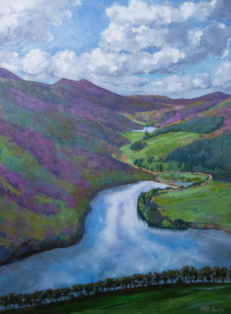 Landscapes by Tess Dunlop - Edinburgh Pentlands brought to life in oils