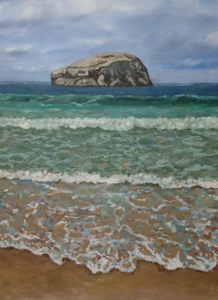 Scottish seascapes painted by Edinburgh Artist Tess Dunlop